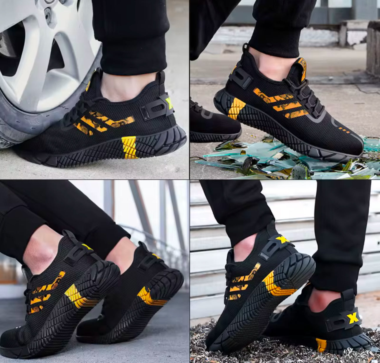 Zapatilla de Seguridad Guyisa 9200 Puntera de Acero Suela de Kevlar Anti Clavos