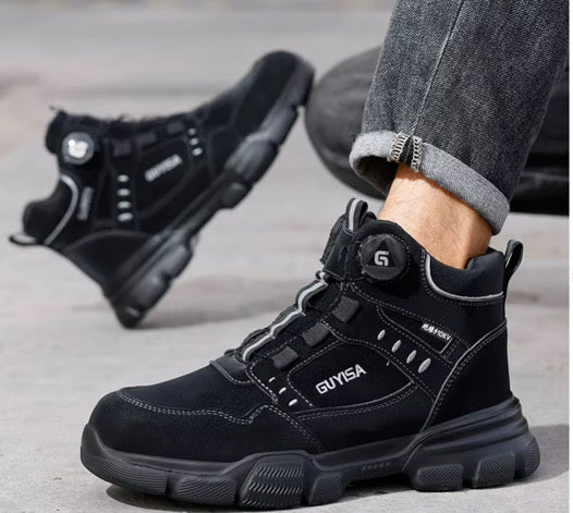 Zapato de Seguridad Guyisa® Puntera de Acero Suela de Kevlar Anti Clavos Dieléctrico.